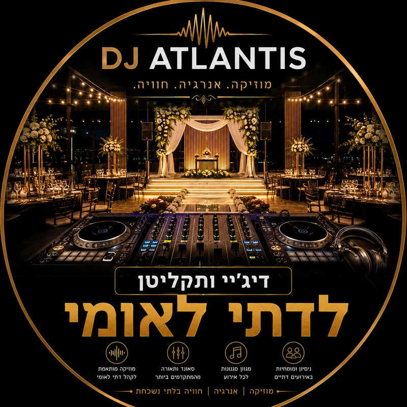 דיג'יי לדתי לאומי בחתונה ישראלית שמחה