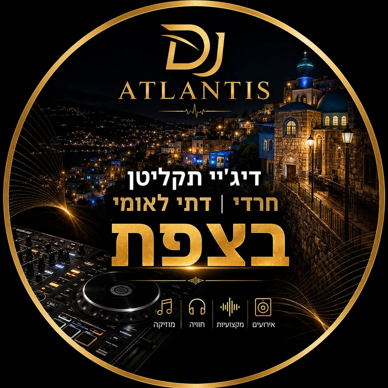 דיג'יי תקליטן לאירוע דתי בצפת